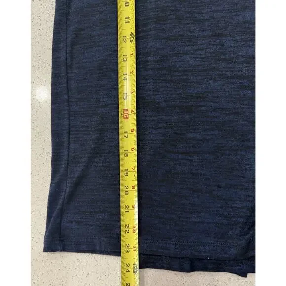 Rag & Bone Hudson Mock Neck Tank Top Petite Small Sleeveless Blue Minimalist - Picture 5 of 9